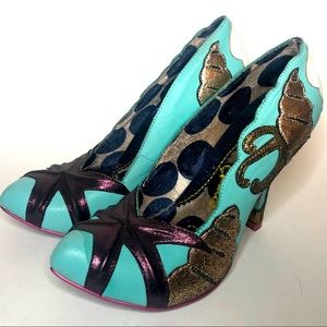 Irregular Choice underwater seashell star pumps